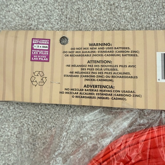 Red LED Paper Lantern - Picture 3 of 4